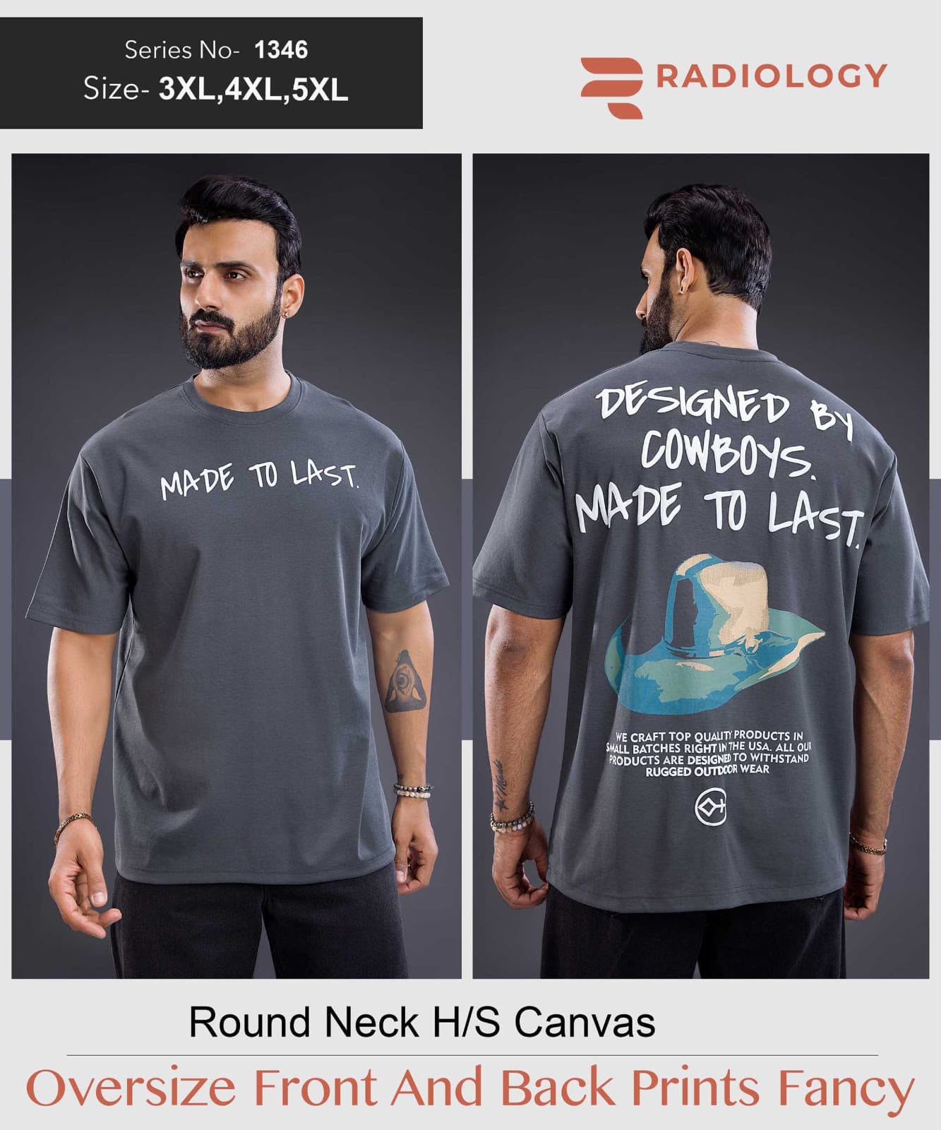Series No 1346 Radiology Canvas Interlock Mens Tshirts Wholesale Rate