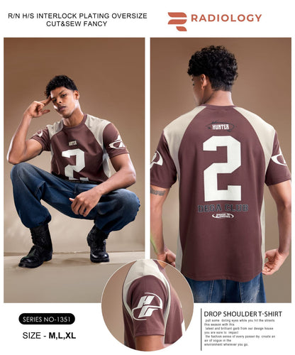 Series No 1351 Oversize Radiology Interlock Mens Tshirts Exporter