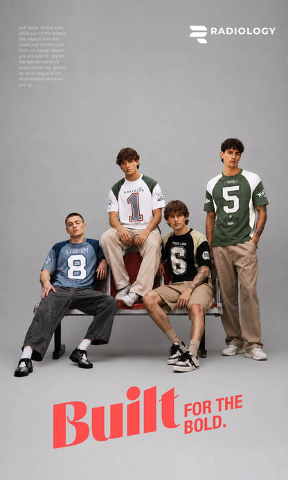 Series No 1351 Oversize Radiology Interlock Mens Tshirts Exporter