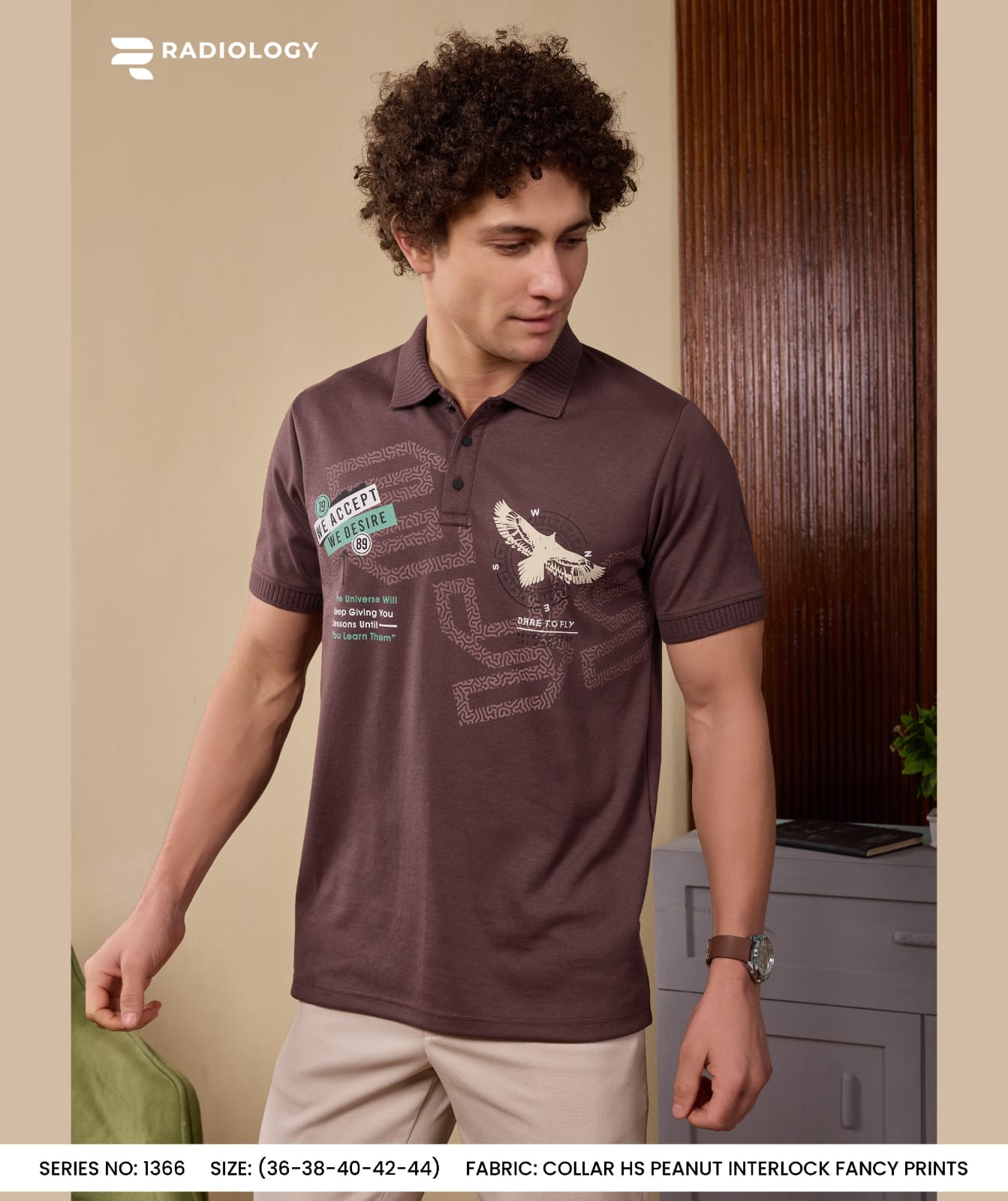 Series No 1366 Collar Radiology Interlock Mens Tshirts Manufacturer Ahmedabad