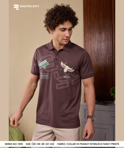 Series No 1366 Collar Radiology Interlock Mens Tshirts Manufacturer Ahmedabad