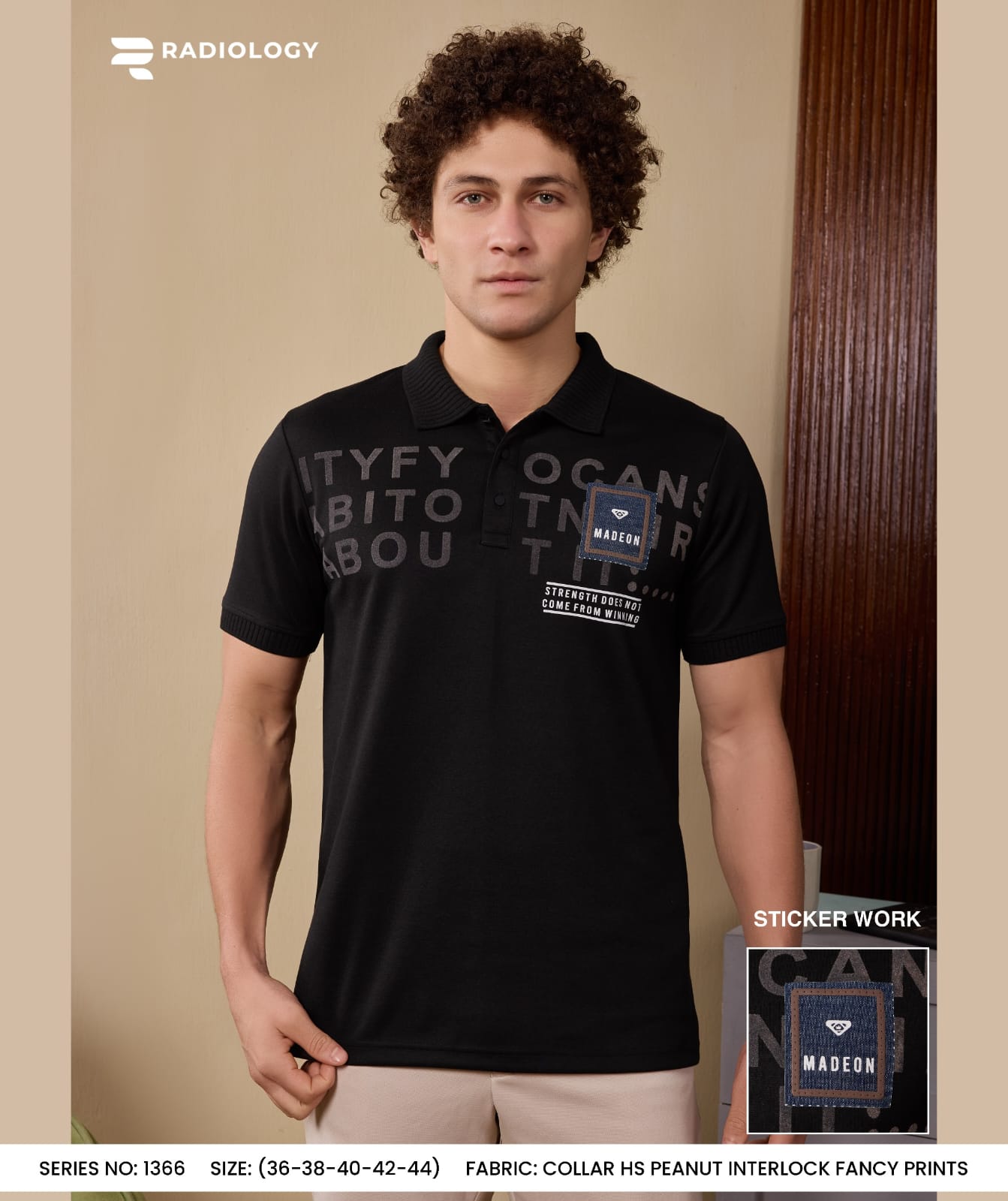 Series No 1366 Collar Radiology Interlock Mens Tshirts Manufacturer Ahmedabad