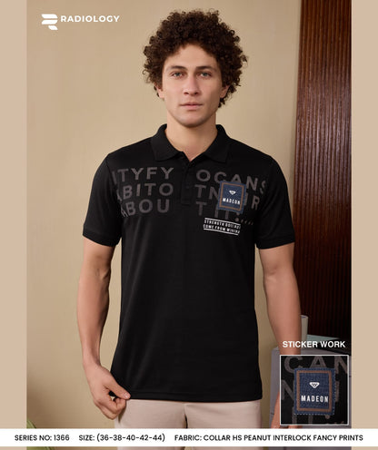Series No 1366 Collar Radiology Interlock Mens Tshirts Manufacturer Ahmedabad