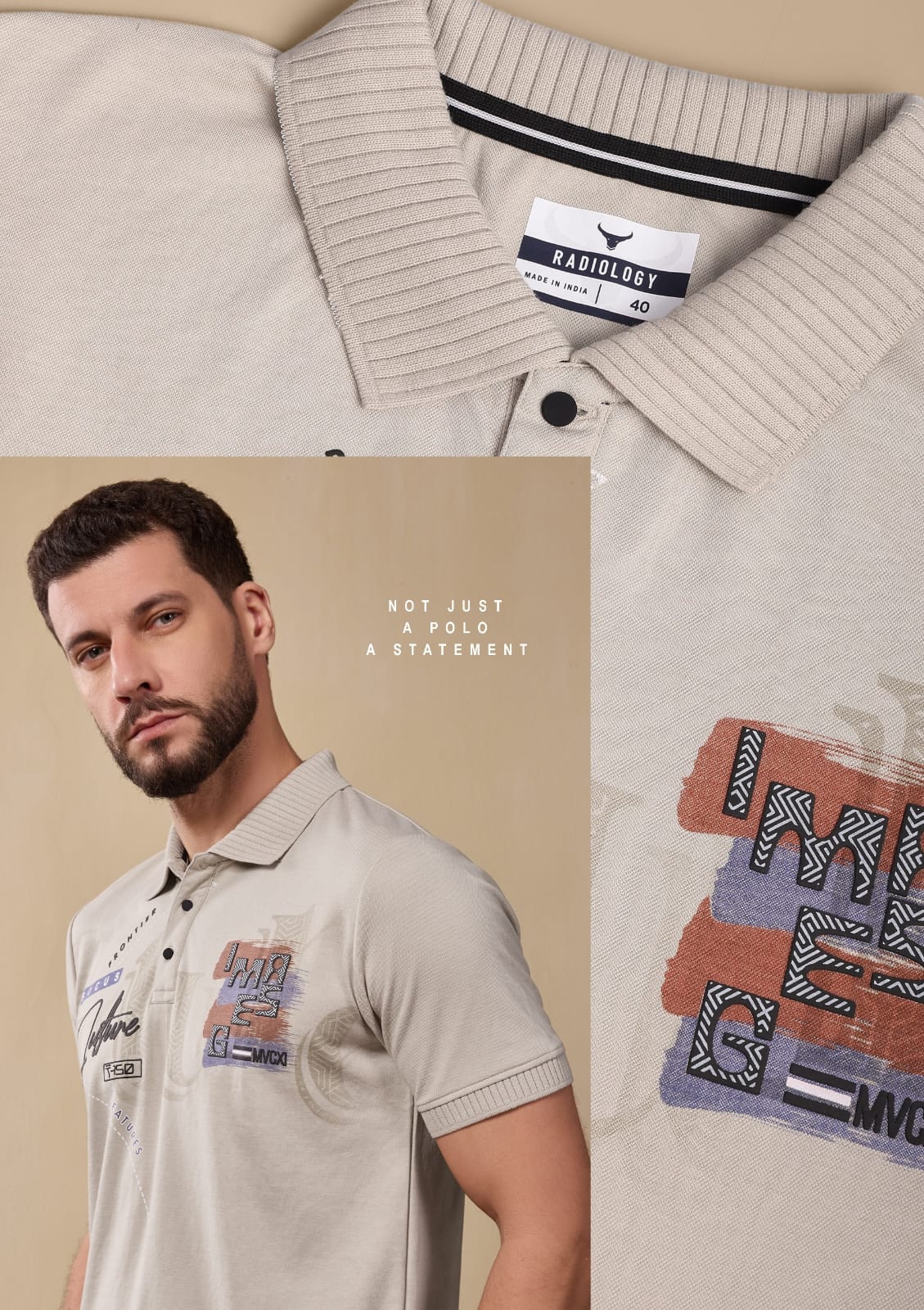 Series No 1366 Collar Radiology Interlock Mens Tshirts Manufacturer Ahmedabad