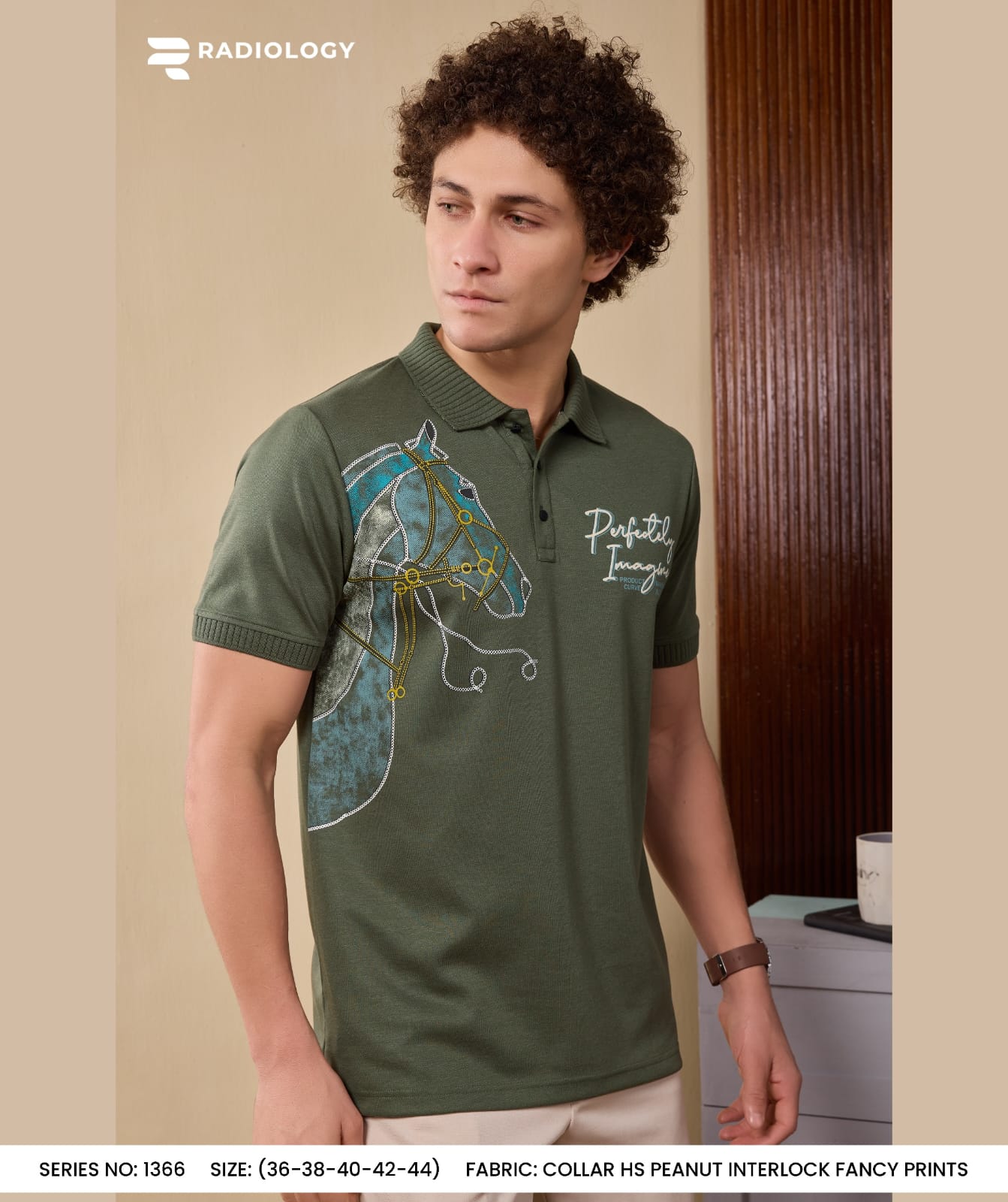 Series No 1366 Collar Radiology Interlock Mens Tshirts Manufacturer Ahmedabad