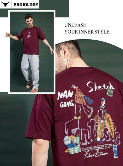 Series No 940 Radiology Cotton Looper Mens Tshirts Wholesaler Ahmedabad