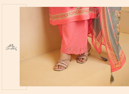 Serina 1002 Shiddat Muslin Pant Style Suits Wholesaler Gujarat