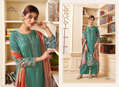 Serina 1003 Shiddat Muslin Pant Style Suits Exporter Ahmedabad