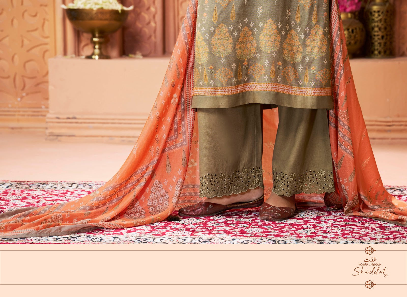 Serina 1005 Shiddat Muslin Pant Style Suits Wholesaler India