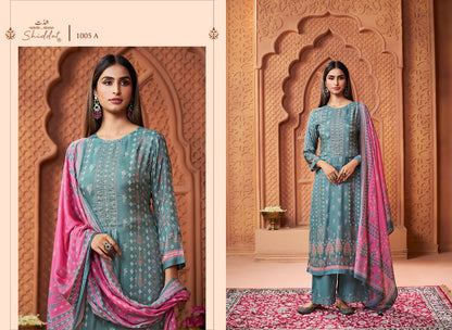 Serina 1005 Shiddat Muslin Pant Style Suits Wholesaler India