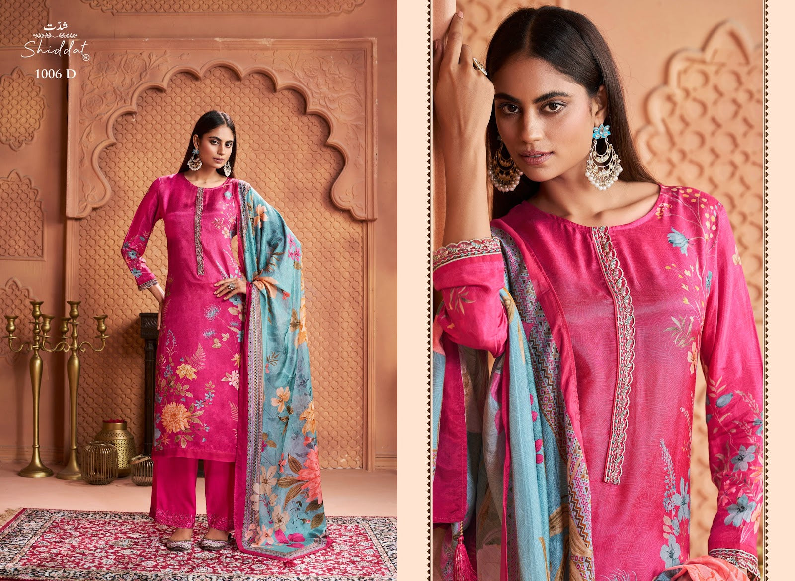 Serina 1006 Shiddat Muslin Pant Style Suits Supplier Gujarat