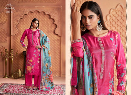 Serina 1006 Shiddat Muslin Pant Style Suits Supplier Gujarat