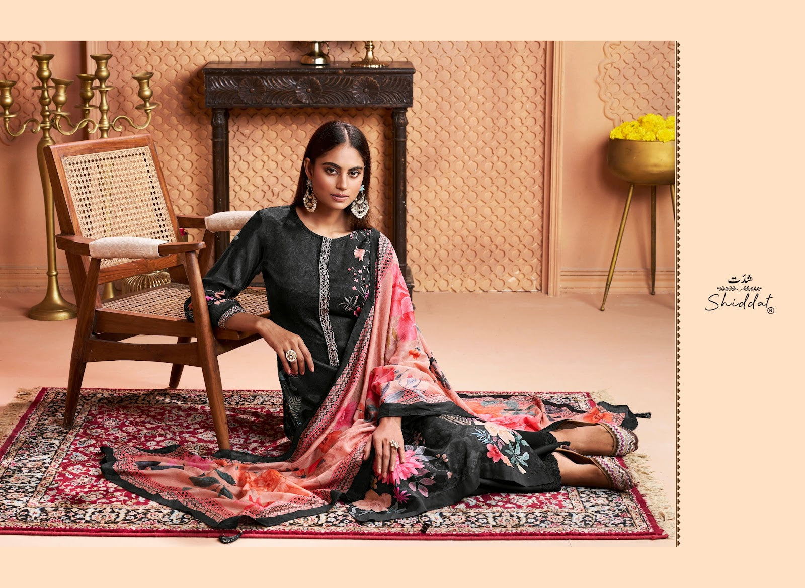 Serina 1006 Shiddat Muslin Pant Style Suits Supplier Gujarat