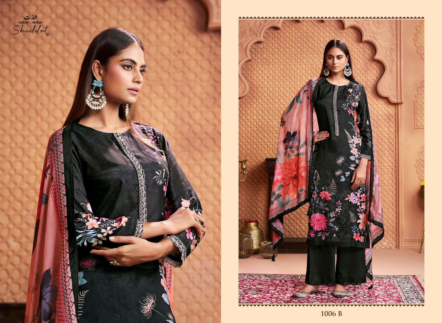 Serina 1006 Shiddat Muslin Pant Style Suits Supplier Gujarat