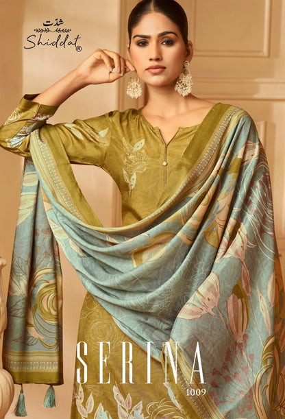 Serina 1009 Shiddat Muslin Pant Style Suits Exporter Gujarat