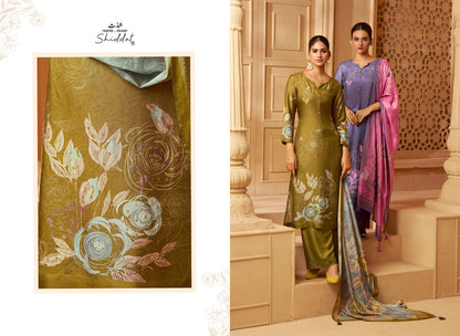Serina 1009 Shiddat Muslin Pant Style Suits Exporter Gujarat