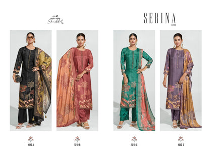 Serina 1010 Shiddat Muslin Pant Style Suits Wholesaler India