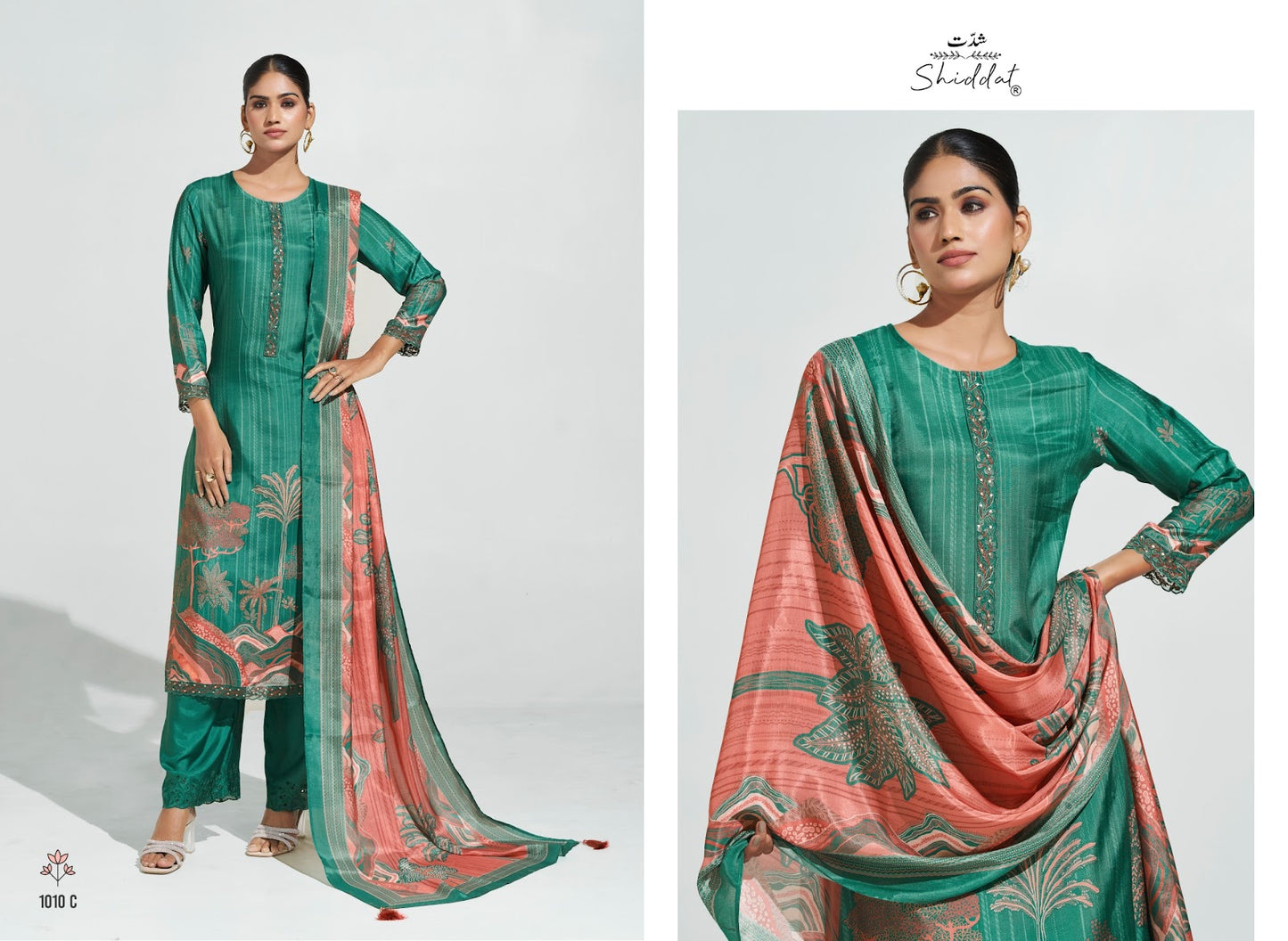 Serina 1010 Shiddat Muslin Pant Style Suits Wholesaler India