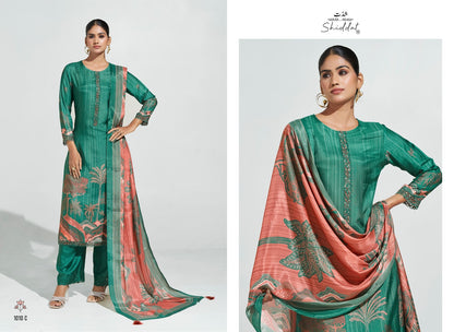 Serina 1010 Shiddat Muslin Pant Style Suits Wholesaler India