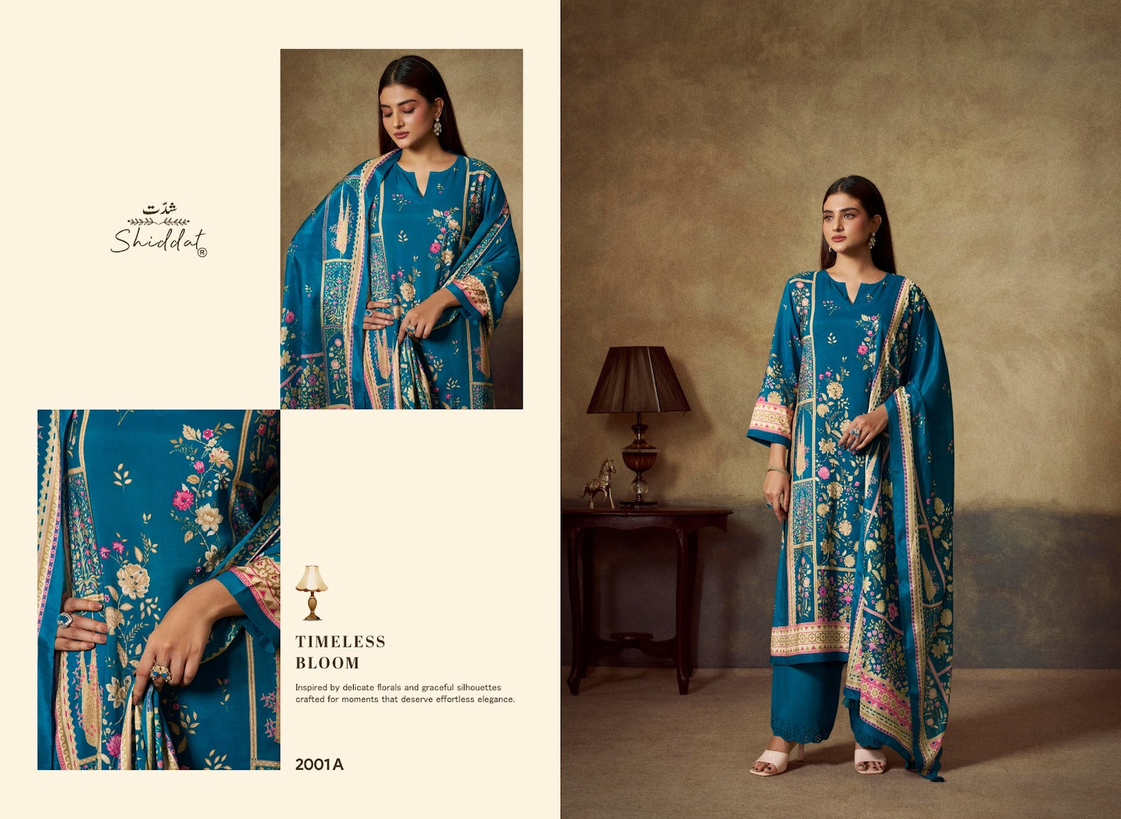 Serina 2 Shiddat Muslin Plazzo Style Suits Manufacturer Gujarat