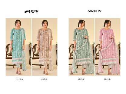 Serinity Jay Vijay Cotton Pant Style Suits Wholesaler Ahmedabad