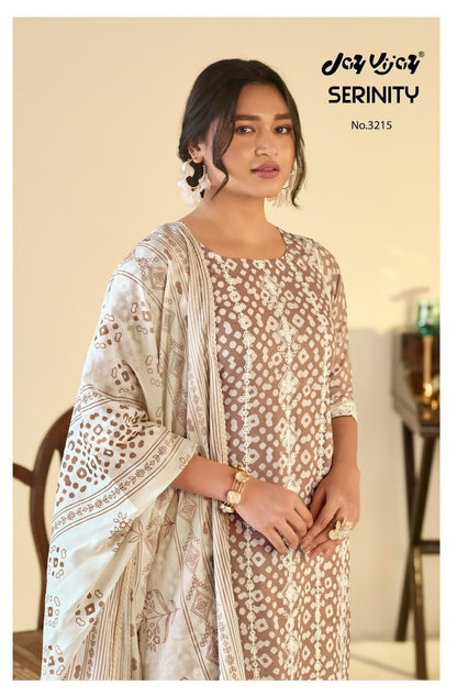 Serinity Jay Vijay Cotton Pant Style Suits Wholesaler Ahmedabad