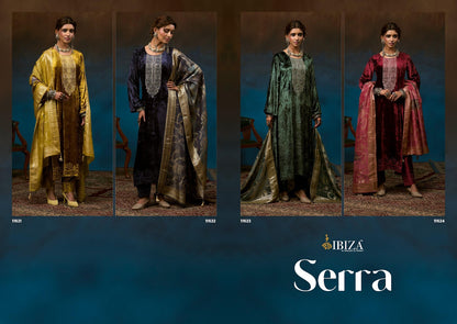 Serra Ibiza Velvet Suits Wholesaler Ahmedabad