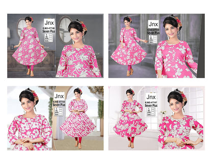 Seven Plus Jnx A-Line Kurti Supplier India