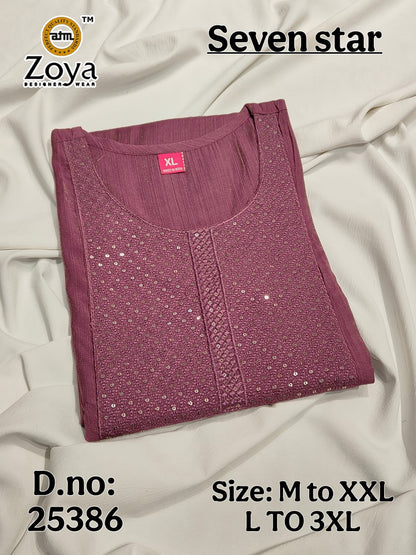 Seven Star Zoya Simmer Kurtis Wholesale Price