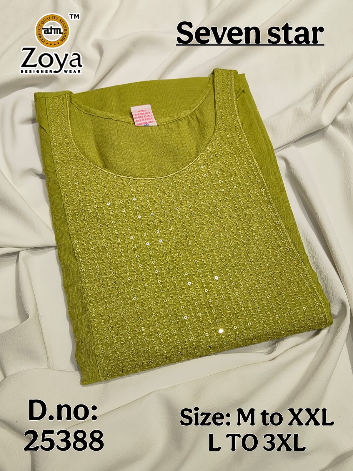 Seven Star Zoya Simmer Kurtis Wholesale Price