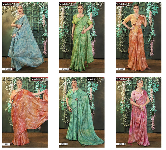 Sevti Vallabhi Prints Chiffon Sarees Manufacturer India