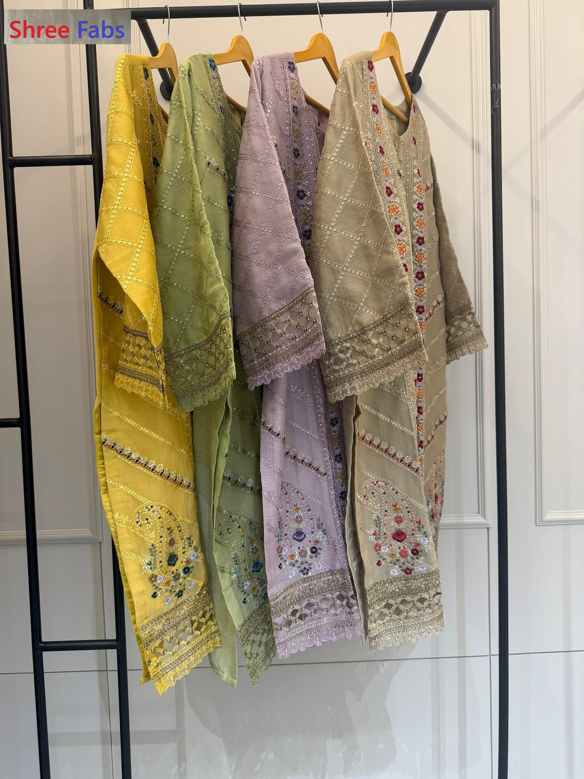 Sf 2236 Shree Fabs Chiffon Pakistani Readymade Suits Exporter India