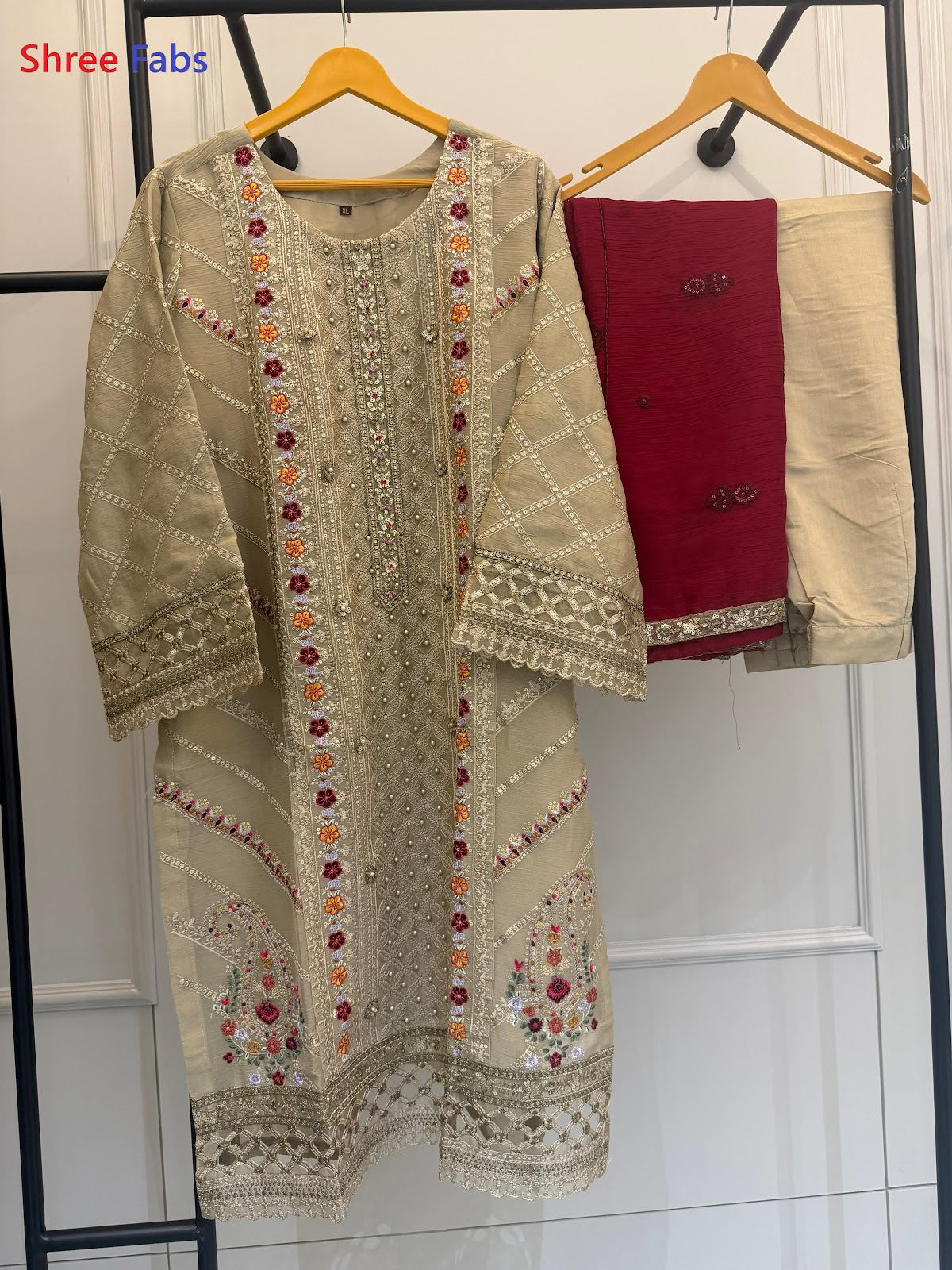 Sf 2236 Shree Fabs Chiffon Pakistani Readymade Suits Exporter India