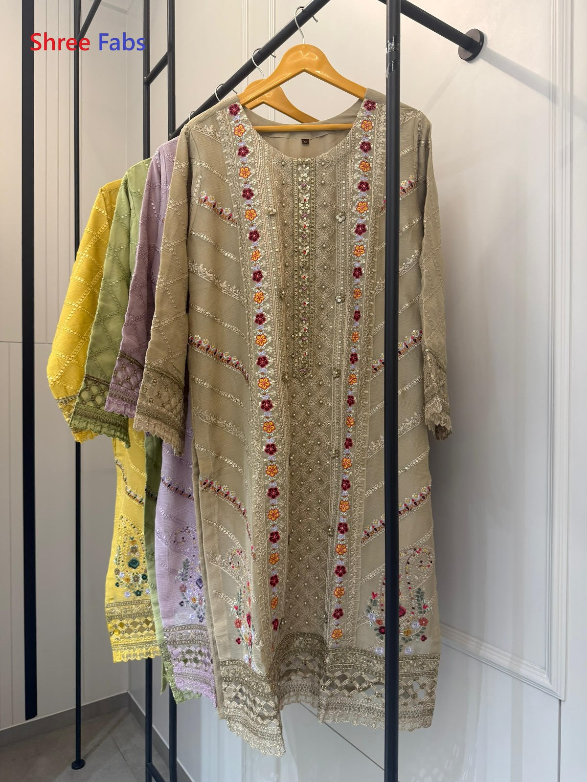 Sf 2236 Shree Fabs Chiffon Pakistani Readymade Suits Exporter India