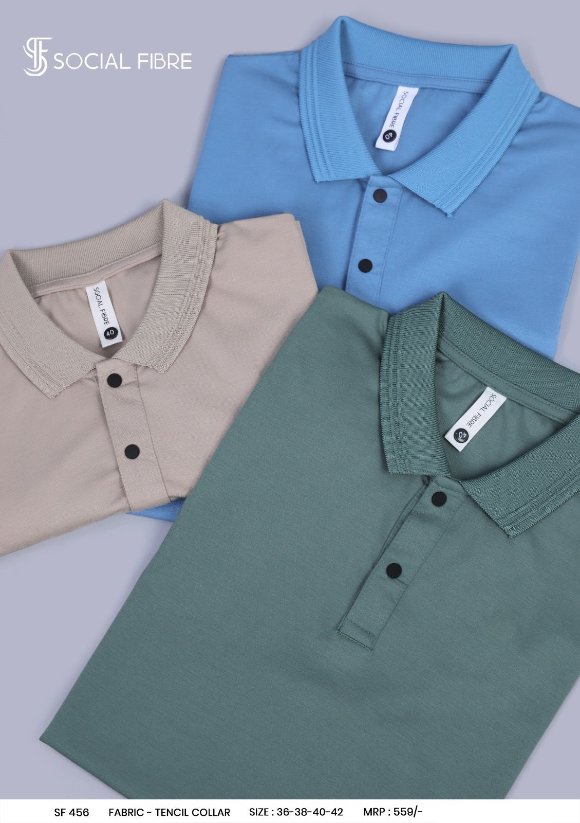 Sf 456 Social Fibre Tencil Mens Tshirts Manufacturer Ahmedabad