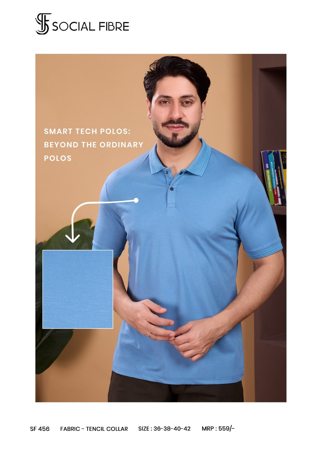 Sf 456 Social Fibre Tencil Mens Tshirts Manufacturer Ahmedabad