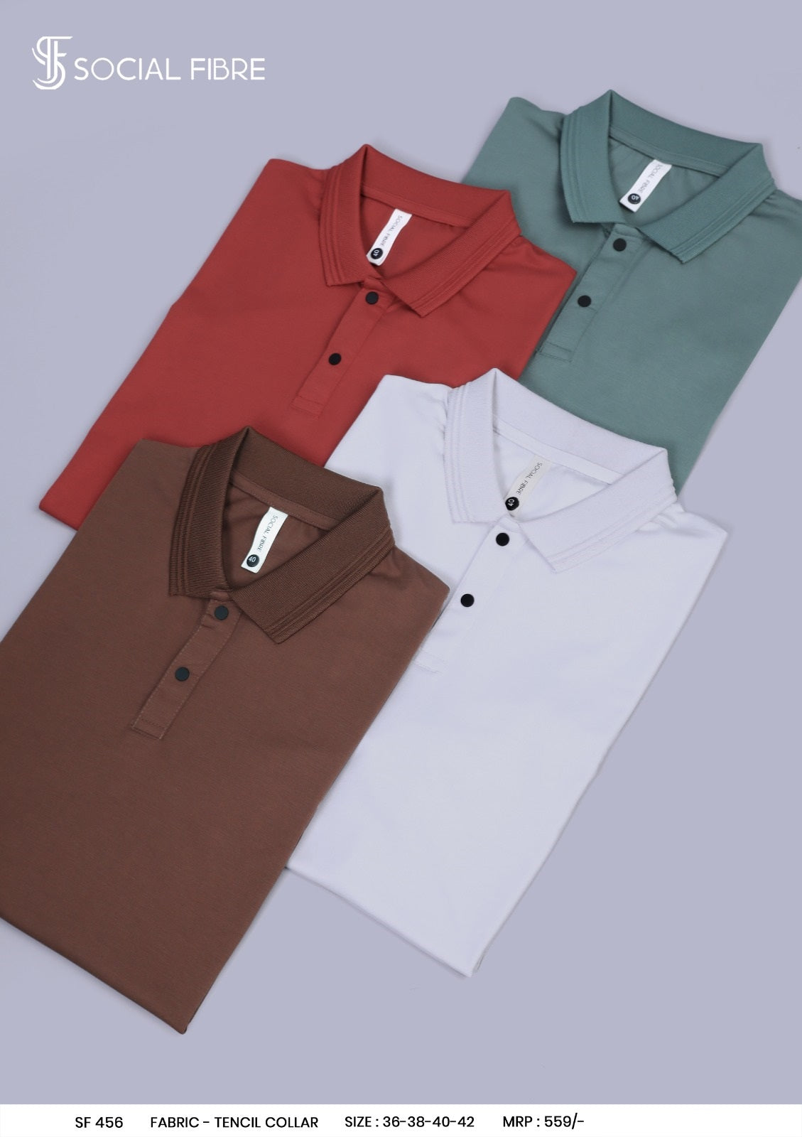 Sf 456 Social Fibre Tencil Mens Tshirts Manufacturer Ahmedabad
