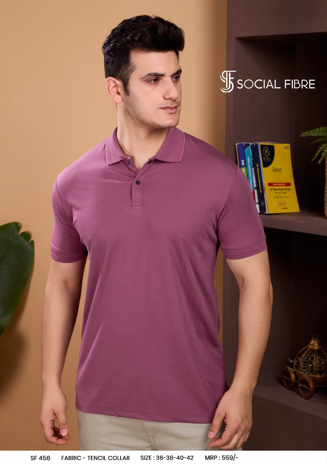 Sf 456 Social Fibre Tencil Mens Tshirts Manufacturer Ahmedabad