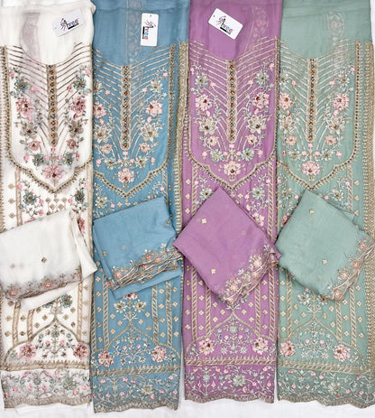 Sf 5501 Shree Fabs Chiffon Pakistani Salwar Suits Supplier
