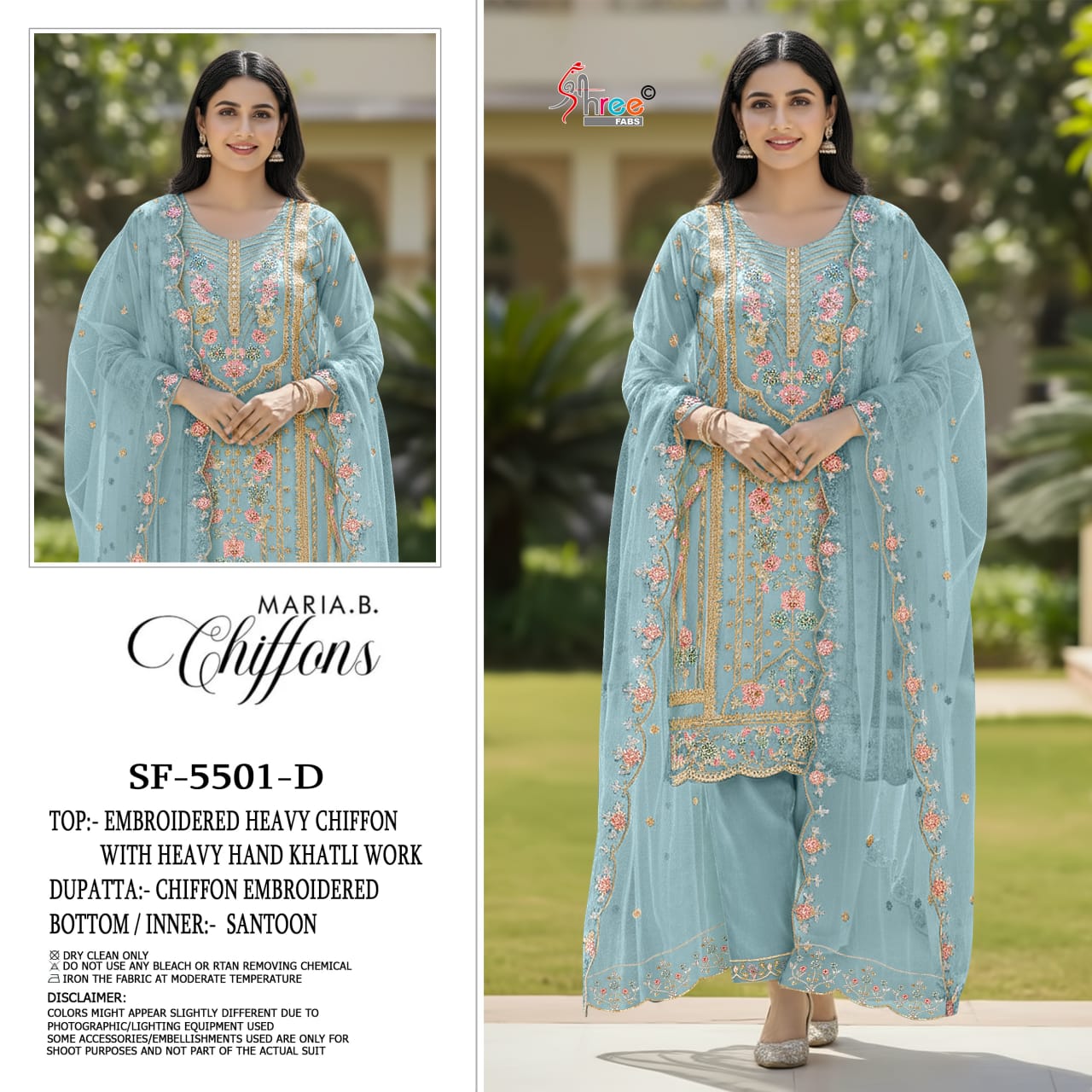 Sf 5501 Shree Fabs Chiffon Pakistani Salwar Suits Supplier
