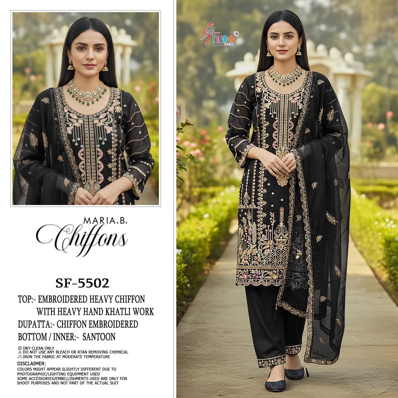 Sf 5502 Shree Fabs Chiffon Pakistani Salwar Suits Exporter