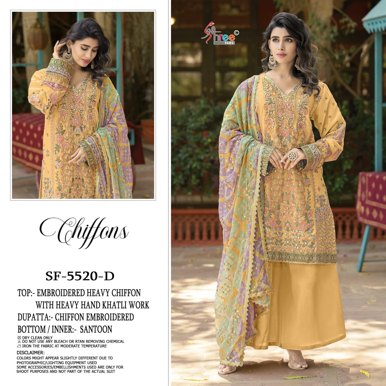 Sf 5520 Maria B Chiffons Shree Fabs Pakistani Salwar Suits Wholesaler Gujarat