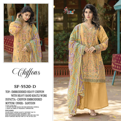 Sf 5520 Maria B Chiffons Shree Fabs Pakistani Salwar Suits Wholesaler Gujarat