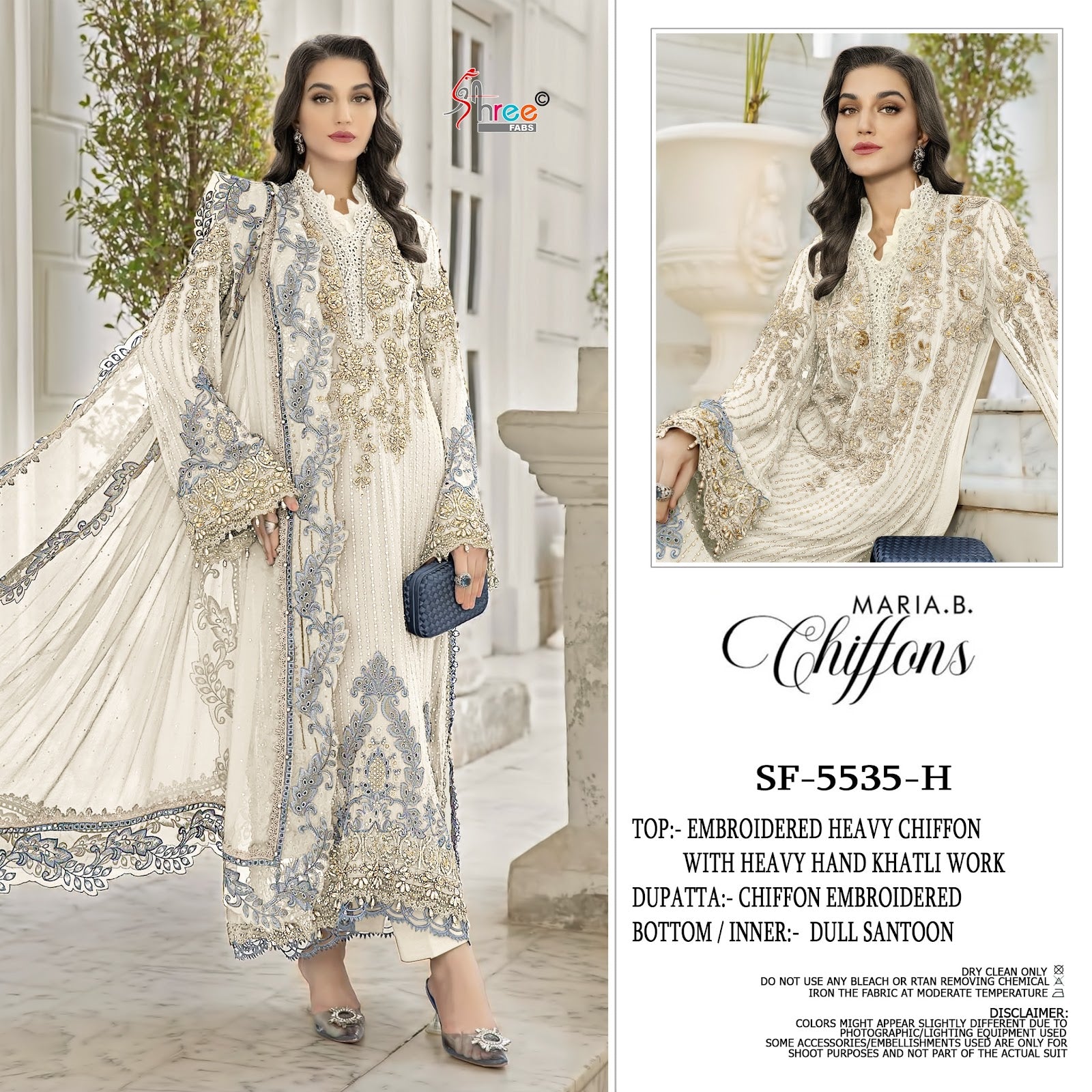 Sf 5535 D To G Shree Fabs Chiffon Pakistani Salwar Suits Wholesale Price