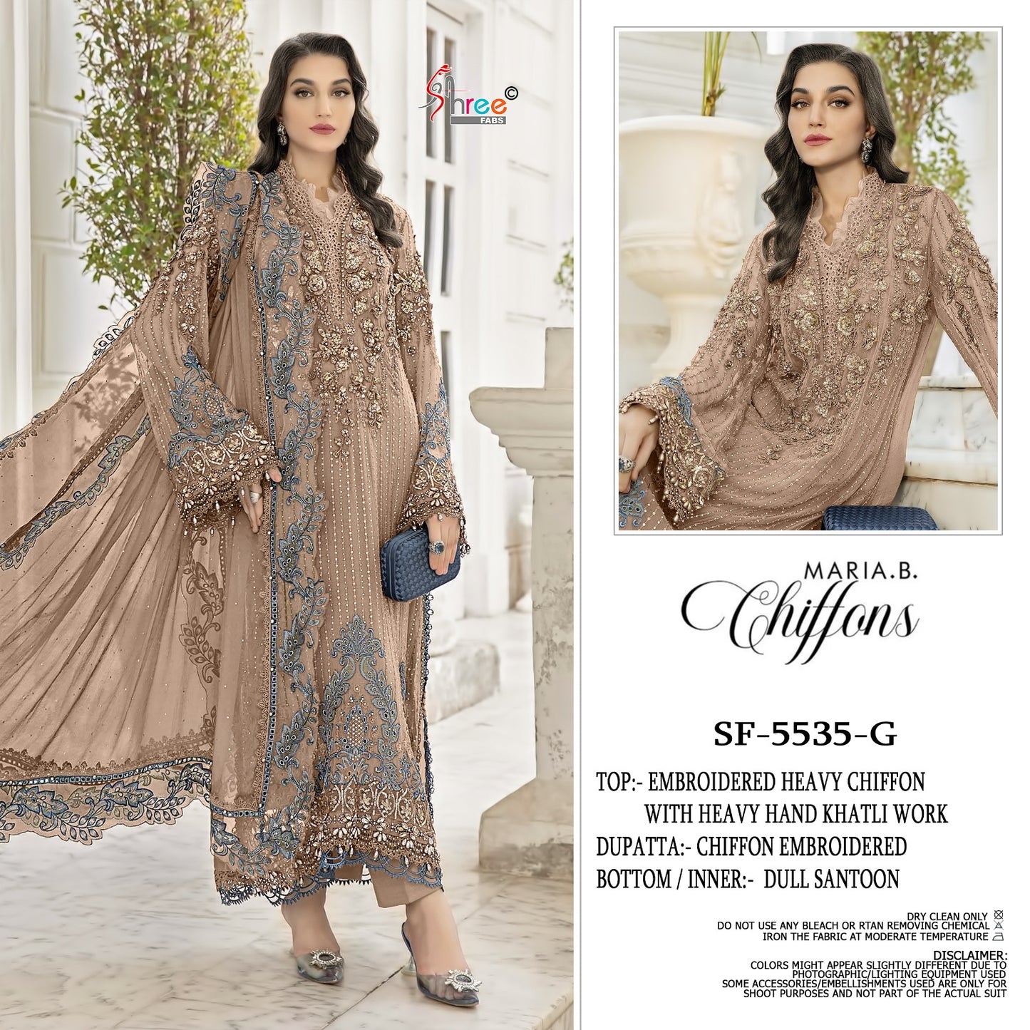 Sf 5535 D To G Shree Fabs Chiffon Pakistani Salwar Suits Wholesale Price
