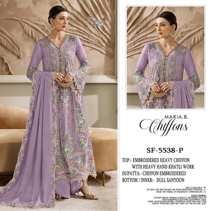 Sf 5538 Pqrs Shree Fabs Chiffon Pakistani Salwar Suits Wholesaler Gujarat