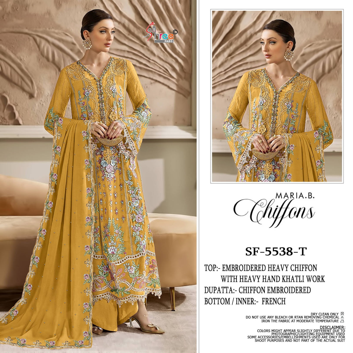 Sf 5538 Tuvw Shree Fabs Chiffon Pakistani Salwar Suits Wholesale Rate