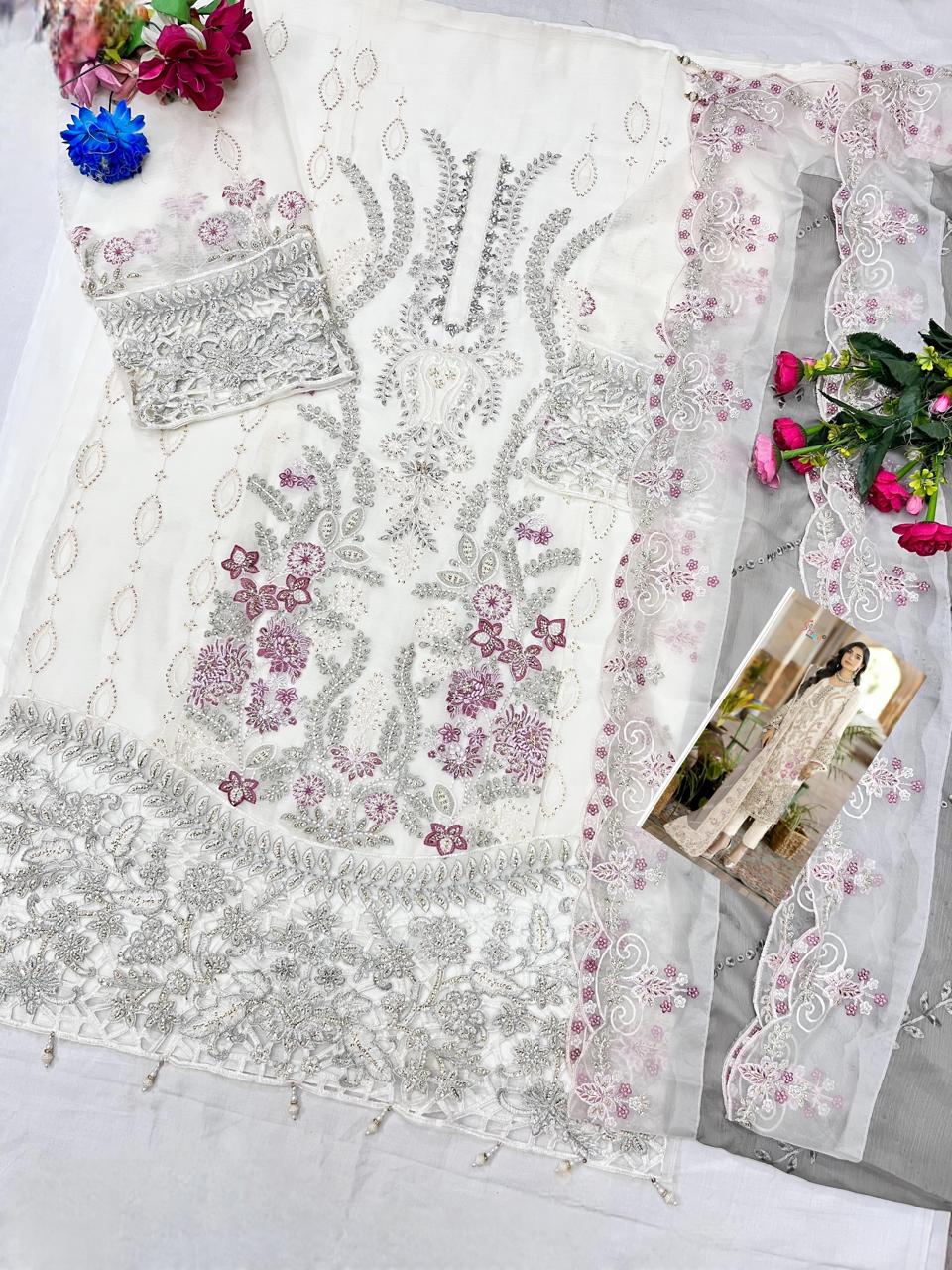 Sf 5539 Shree Fabs Chiffon Pakistani Salwar Suits Exporter Ahmedabad