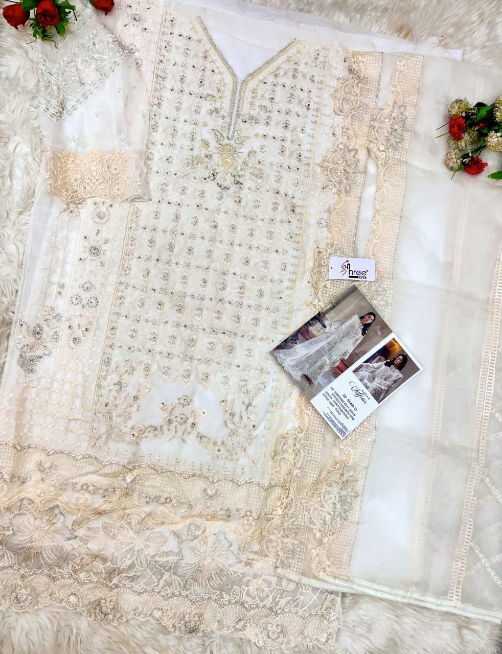 Sf 5543 Maria B Chiffons Shree Fabs Pakistani Salwar Suits Exporter Gujarat