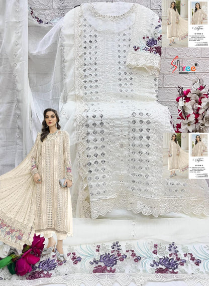 Sf 5548 Maria B Chiffons Shree Fabs Pakistani Salwar Suits Manufacturer